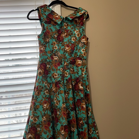 Extremely Well-Made Rockabilly Dress Floral - Picture 15 of 15